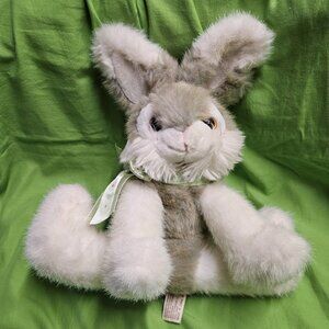 Dan Dee Collector's Lite Brown & White Sitting Floppy Easter Bunny Rabbit Plush